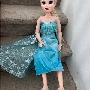 Ice Queen Elsa Doll with Blue Dress